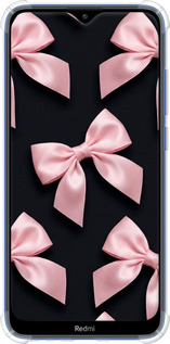 Силикон с усиленными углами чехол Coquette Ribbons Dark Coquette для Xiaomi Redmi 8 - 6767sp-1806 изображение 