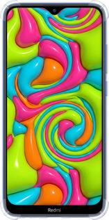 Силикон с усиленными углами чехол Y2K Jelly Dream для Xiaomi Redmi 8 - 6780sp-1806 изображение 