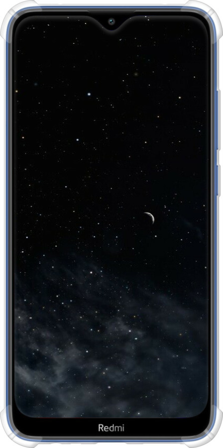Силіконовий протиударний с посиленими кутами чехол Нічне небо для Xiaomi Redmi 8 - 6451sp-1806 изображение 