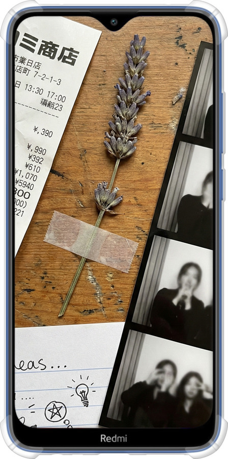 Силикон с усиленными углами чехол Aesthetic Scrapbook Collage для Xiaomi Redmi 8 - 6773sp-1806 изображение 