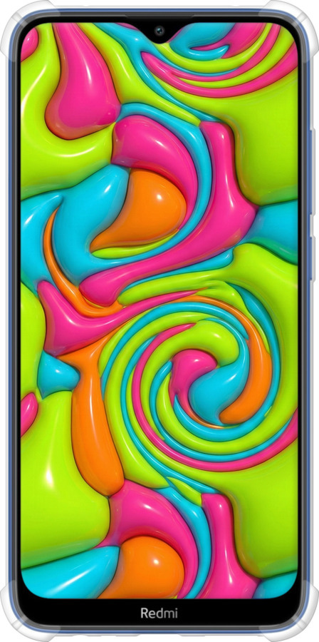 Силикон с усиленными углами чехол Y2K Jelly Dream для Xiaomi Redmi 8 - 6780sp-1806 изображение 