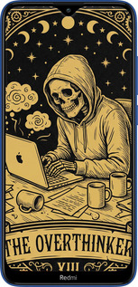 Силіконовий чехол The Overthinker для Xiaomi Redmi 8 - 6774u-1806 изображение 