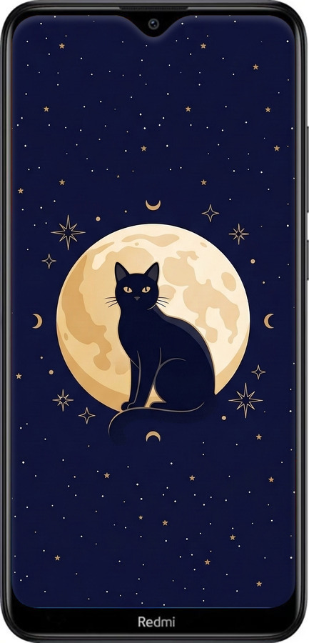 TPU чехол Cute Cat Celestial/Witchy для Xiaomi Redmi 8A - 6787b-1794 изображение 