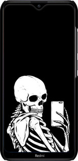 3D пластиковый матовый чехол Скелет делает Selfie для Xiaomi Redmi 8A - 6535m-1794 изображение 