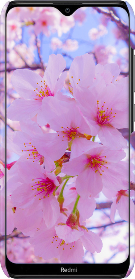 3D пластиковый матовый чехол Сакура для Xiaomi Redmi 8A - 6029m-1794 изображение 