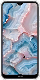 Силіконовий протиударний с посиленими кутами чехол Мрамор для Xiaomi Redmi 8A - 6306sp-1794 изображение 