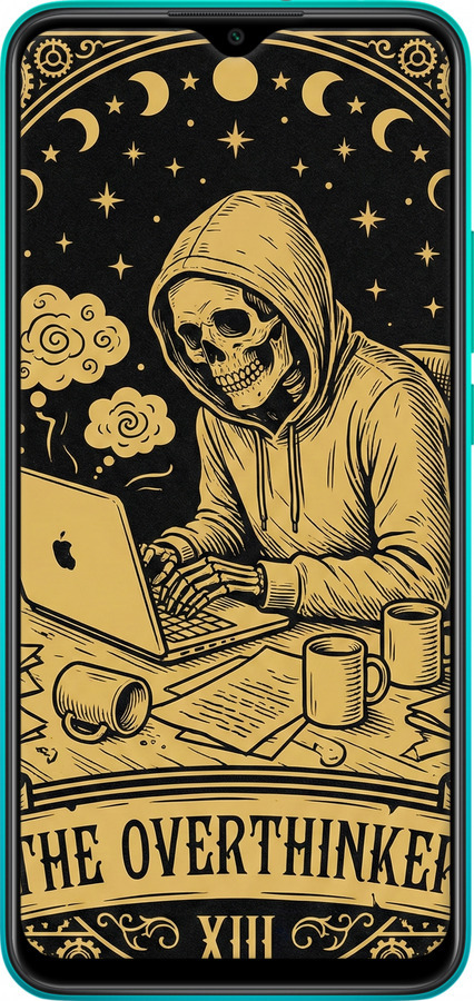 TPU чехол The Overthinker для Xiaomi Redmi 9 - 6774b-2019 изображение 