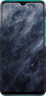 3D пластиковий матовий чехол Сині хмари, Синій місяць для Xiaomi Redmi 9 - 6398m-2019 изображение 