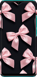 3D пластиковый матовый чехол Coquette Ribbons Dark Coquette для Xiaomi Redmi 9 - 6767m-2019 изображение 