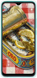 Силикон с усиленными углами чехол Vintage Sardine Tin Phone для Xiaomi Redmi 9 - 6772sp-2019 изображение 