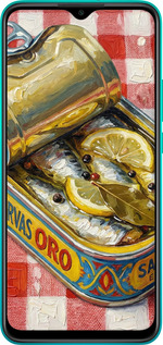 2D пластиковый чехол Vintage Sardine Tin Phone для Xiaomi Redmi 9 - 6772t-2019 изображение 