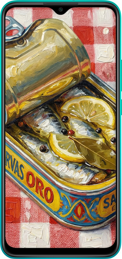 2D пластиковый чехол Vintage Sardine Tin Phone для Xiaomi Redmi 9 - 6772t-2019 изображение 