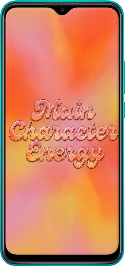 2D пластиковый чехол Aura Gradient Main Character Energy Aesthetic Y2K для Xiaomi Redmi 9 - 6783t-2019 изображение 