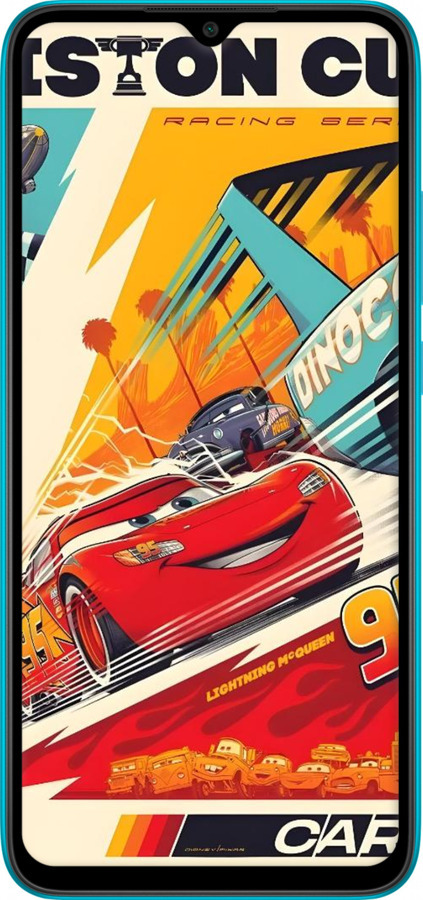 TPU чехол Тачки для Xiaomi Redmi 9A - 6288b-2034 изображение 