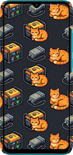 3D пластиковый матовый чехол Autonomous Zone для Xiaomi Redmi 9A - 6771m-2034 изображение 