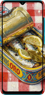 3D пластиковый матовый чехол Vintage Sardine Tin Phone для Xiaomi Redmi 9A - 6772m-2034 изображение 