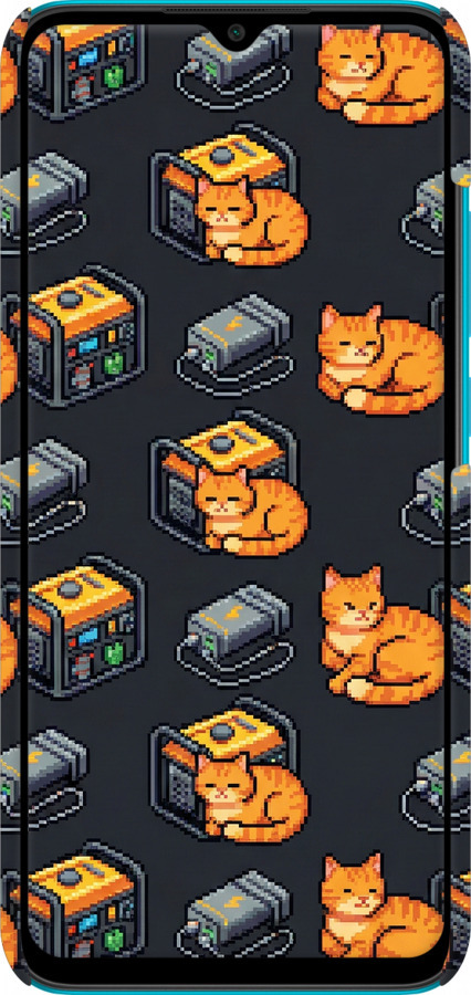 3D пластиковый матовый чехол Autonomous Zone для Xiaomi Redmi 9A - 6771m-2034 изображение 