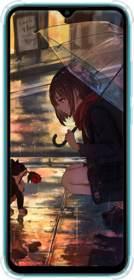 Силіконовий протиударний с посиленими кутами чехол Anime для Xiaomi Redmi 9A - 6609sp-2034 изображение 