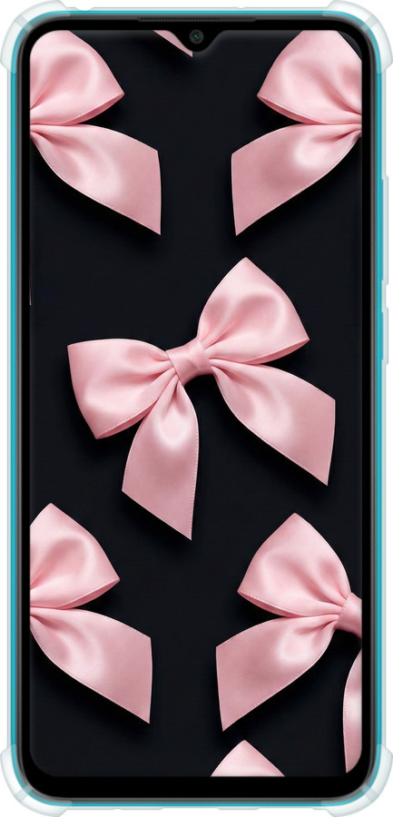 Силіконовий протиударний с посиленими кутами чехол Coquette Ribbons Dark Coquette для Xiaomi Redmi 9A - 6767sp-2034 изображение 