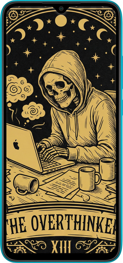 Силиконовый чехол The Overthinker для Xiaomi Redmi 9A - 6774u-2034 изображение 