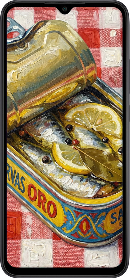 TPU чехол Vintage Sardine Tin Phone для Xiaomi Redmi 9C - 6772b-2035 изображение 