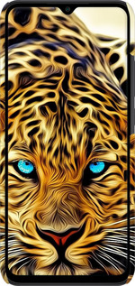 3D пластиковий матовий чехол Леопард для Xiaomi Redmi 9C - 6611m-2035 изображение 