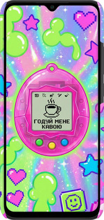 3D пластиковий матовий чехол Y2K Aesthetic Retro Pet: Годуй мене кавою для Xiaomi Redmi 9C - 6784m-2035 изображение 