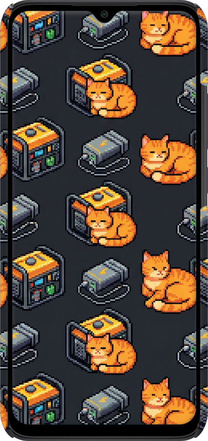 3D пластиковый матовый чехол Autonomous Zone для Xiaomi Redmi 9C - 6771m-2035 изображение 