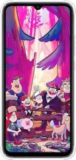 Силикон с усиленными углами чехол Гравити Фолз для Xiaomi Redmi 9C - 6365sp-2035 изображение 