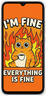 Силіконовий протиударний с посиленими кутами чехол Funny Cat для Xiaomi Redmi 9C - 6786sp-2035 изображение 