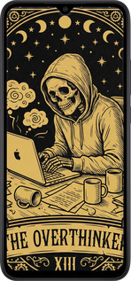 Силіконовий чехол The Overthinker для Xiaomi Redmi 9C - 6774u-2035 изображение 