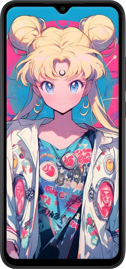 Силіконовий чехол Сейлор Мун 2 для Xiaomi Redmi 9C - 6351u-2035 изображение 