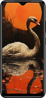 TPU чехол Лебідь для Xiaomi Redmi 9T - 5964b-2257 изображение 