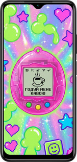 TPU чехол Y2K Aesthetic Retro Pet: Годуй мене кавою для Xiaomi Redmi 9T - 6784b-2257 изображение 