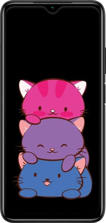 TPU чехол Милые кошки для Xiaomi Redmi 9T - 6518b-2257 изображение 