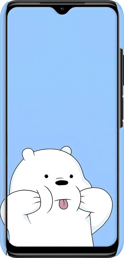 3D пластиковий матовий чехол Милий ведмедик для Xiaomi Redmi 9T - 6357m-2257 изображение 