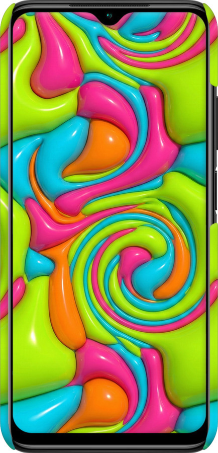 3D пластиковий матовий чехол Y2K Jelly Dream для Xiaomi Redmi 9T - 6780m-2257 изображение 