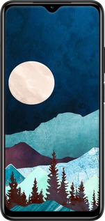2D пластиковый чехол Горная идиллия ночной пейзаж для Xiaomi Redmi 9T - 6488t-2257 изображение 