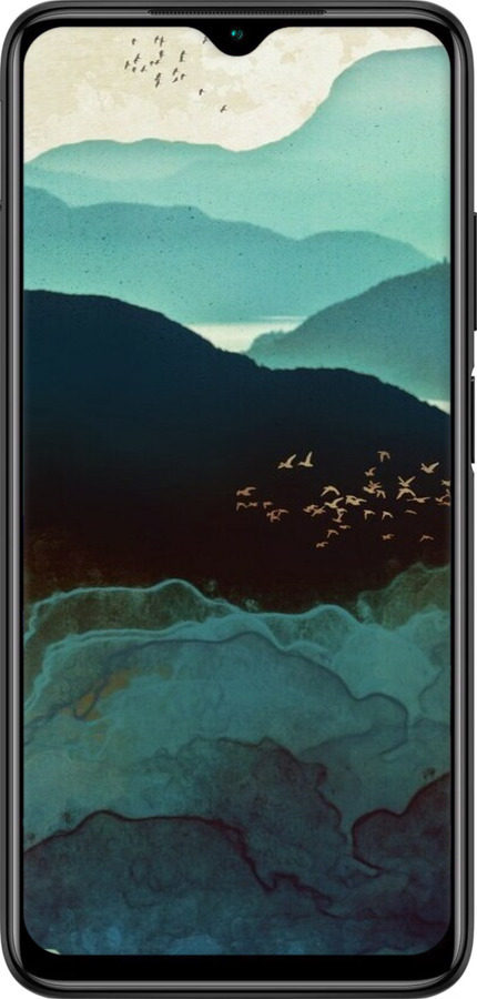 2D пластиковий чехол Із зображенням гір Індіго для Xiaomi Redmi 9T - 6484t-2257 изображение 