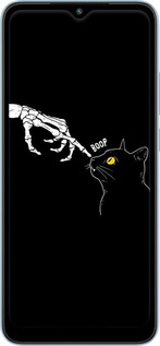 Силиконовый чехол Кошка для Xiaomi Redmi A1 Plus - 6505u-2942 изображение 