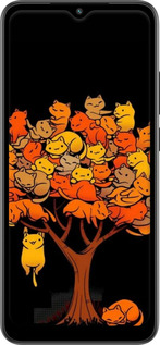 TPU чехол Дерево и котики для Xiaomi Redmi A1 - 6516b-2768 изображение 