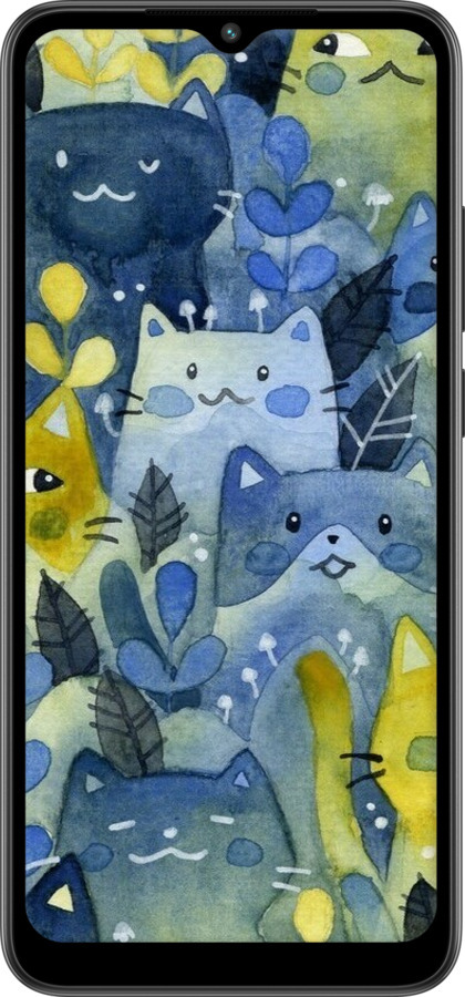 TPU чехол Із зображенням котячого лісу для Xiaomi Redmi A1 - 6447b-2768 изображение 