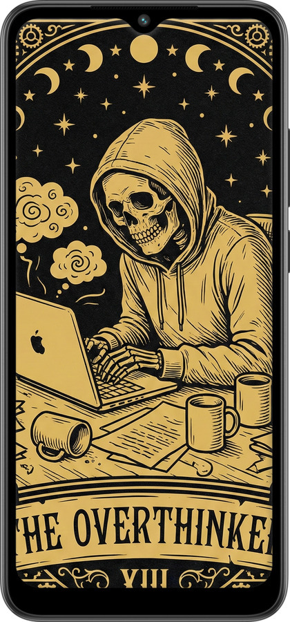 TPU чехол The Overthinker для Xiaomi Redmi A2 - 6774b-3026 изображение 