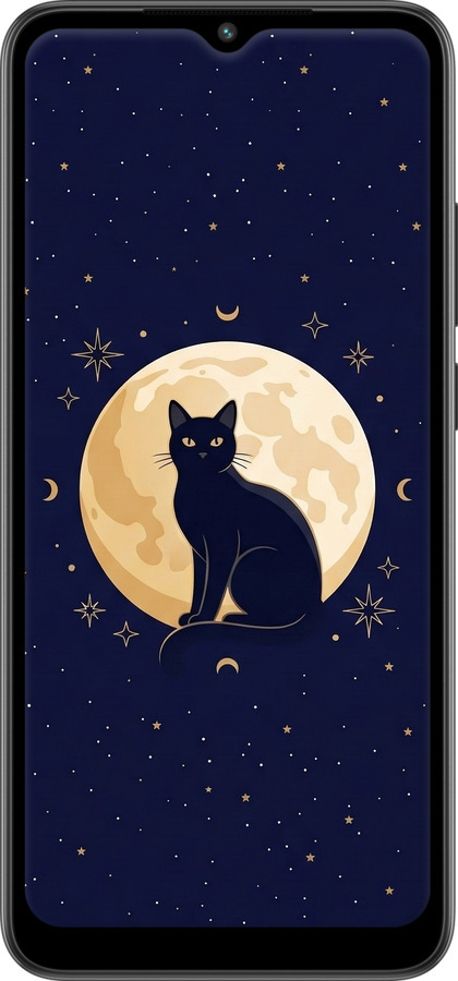 TPU чехол Cute Cat Celestial/Witchy для Xiaomi Redmi A1 - 6787b-2768 изображение 