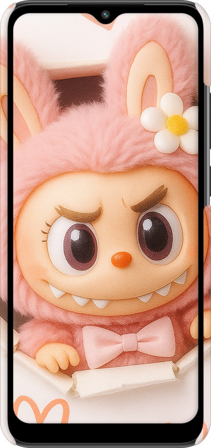 3D пластиковий матовий чехол Лабубу 2 для Xiaomi Redmi A2 - 6710m-3026 изображение 