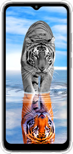 Силикон с усиленными углами чехол Тигр для Xiaomi Redmi A2 - 6016sp-3026 изображение 