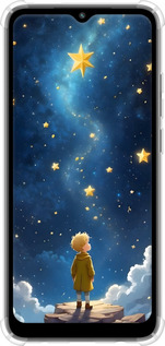 Силіконовий протиударний с посиленими кутами чехол Маленький принц для Xiaomi Redmi A1 - 6326sp-2768 изображение 
