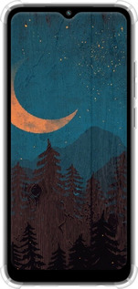 Силикон с усиленными углами чехол Звездный лес для Xiaomi Redmi A1 - 6480sp-2768 изображение 