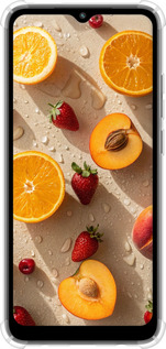 Силикон с усиленными углами чехол Фрукты 3 для Xiaomi Redmi A2 - 6703sp-3026 изображение 
