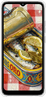 Силикон с усиленными углами чехол Vintage Sardine Tin Phone для Xiaomi Redmi A2 - 6772sp-3026 изображение 